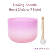 Crystal Singing Bowl | Candy Colored | Crown or Heart Chakra - healmonic